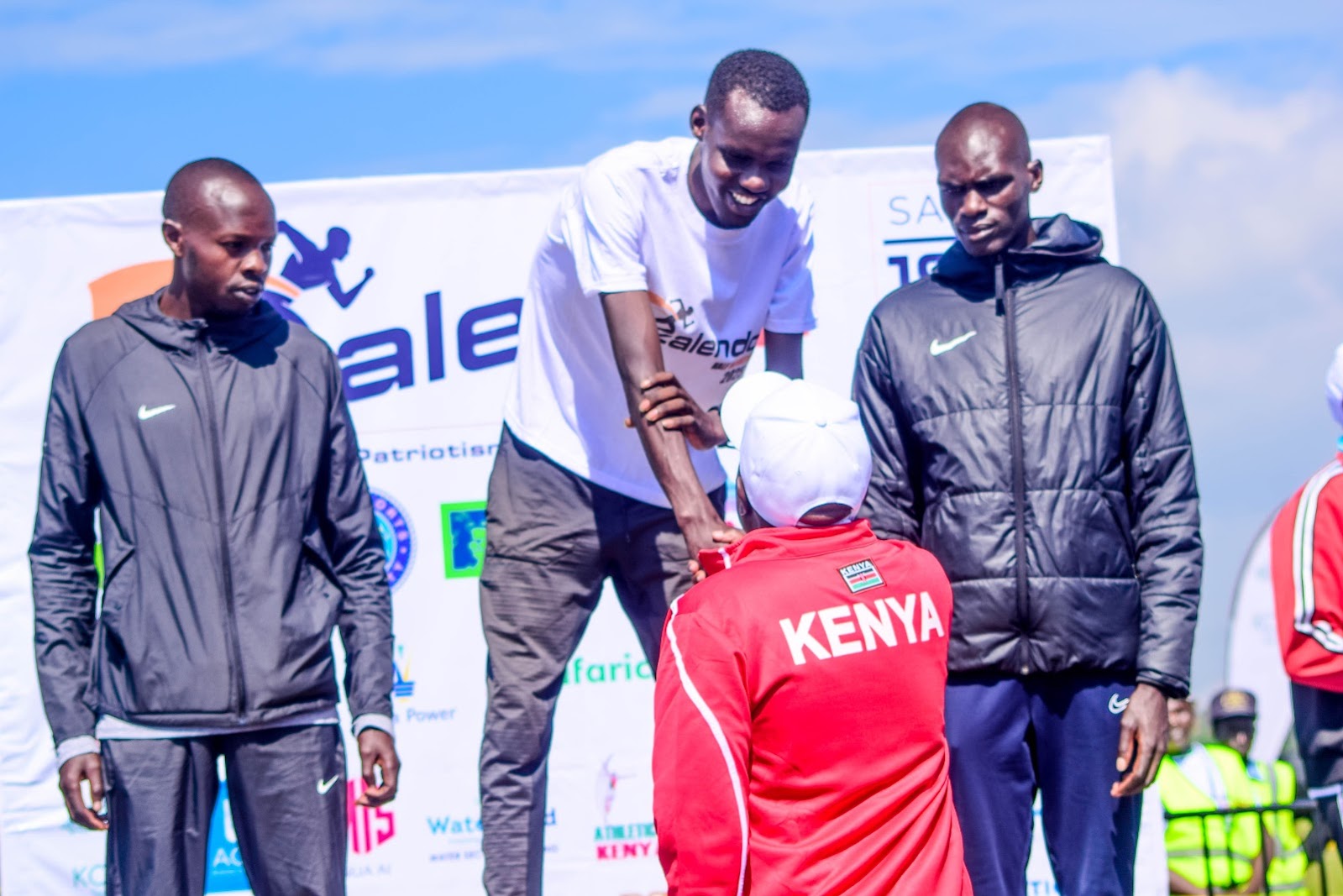 Men's Half Marathon Winner Award Ceremony